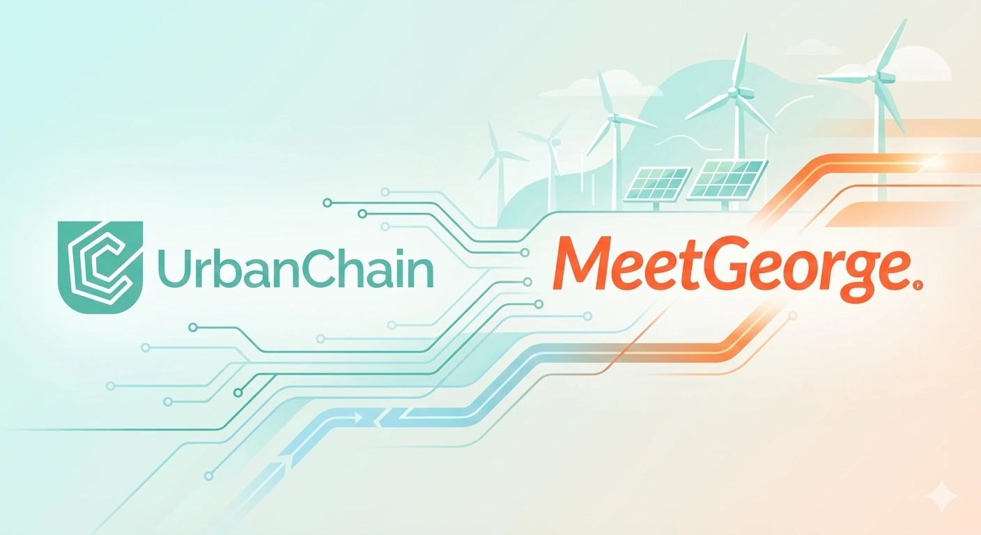 Meet George and UrbanChain partnership announcement - P2P renewable energy for UK businesses